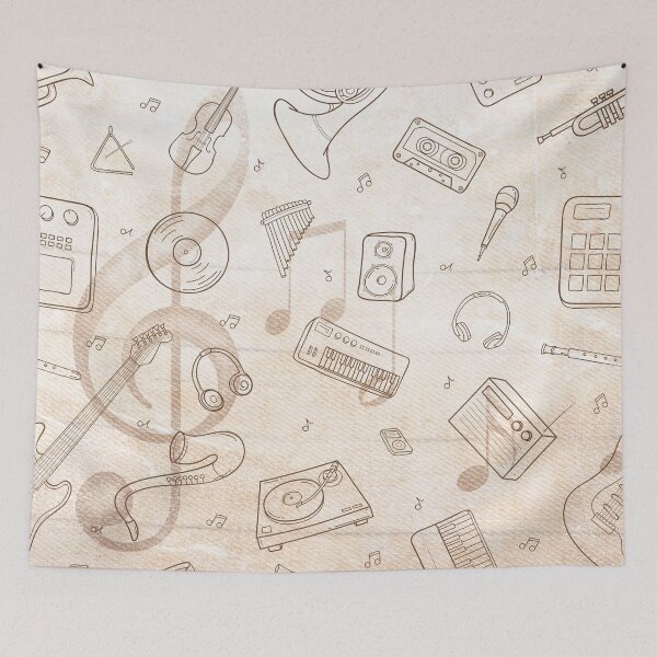 Item preview, abstract music design designed and sold by ApurwaArtShop.