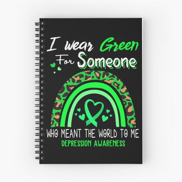 Item preview, Depression Awareness I Wear Green for Someone Who Meant The World To Me designed and sold by GennieShop.