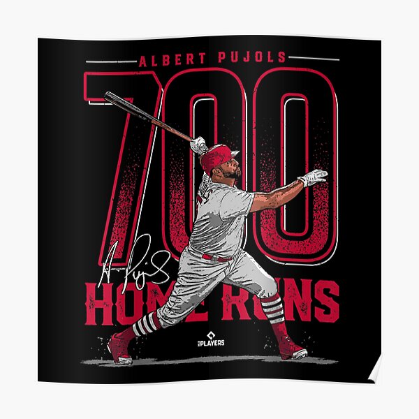 Legends Never Die, Inc. St. Louis Cardinals | Albert Pujols 700th Home Run | 12x15 Framed Photo Collage