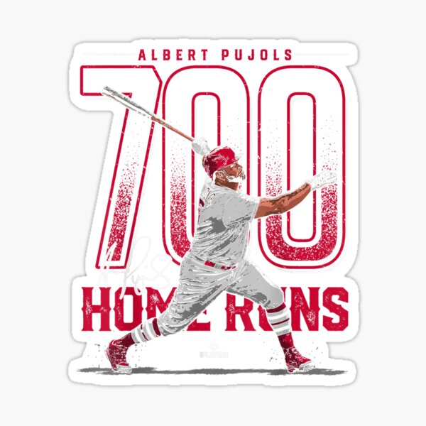 St. Louis Cardinals: Albert Pujols 2022 700th Home Run Poster - Officially  Licensed MLB Removable Adhesive Decal