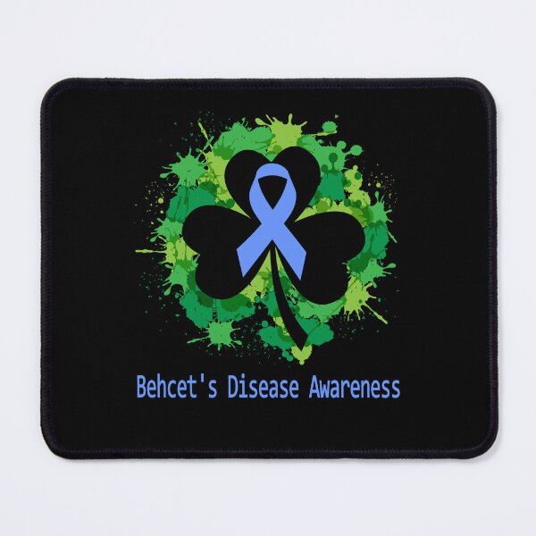 Item preview, Behcet's Disease Awareness Clover Ribbon Happy Patricks Day Support Behcet's Disease Warrior Gifts designed and sold by Tammyilaria.