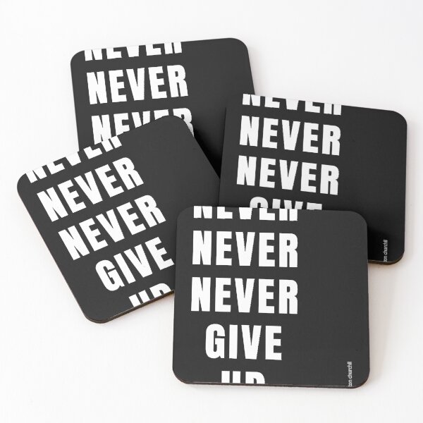 Item preview, Never Never Never Give Up    designed and sold by kimberlymaz.