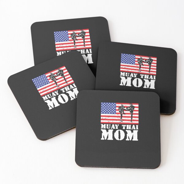 Item preview, USA American Distressed Flag Muay Thai Mom designed and sold by Irundell2020.