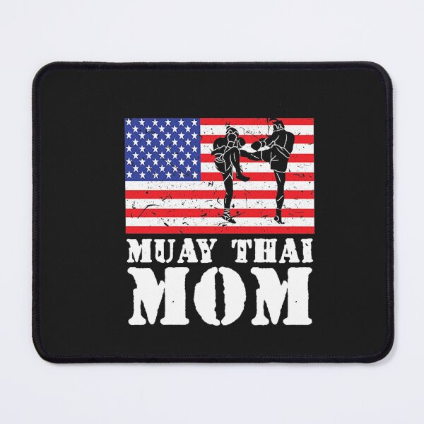 Item preview, USA American Distressed Flag Muay Thai Mom designed and sold by Irundell2020.