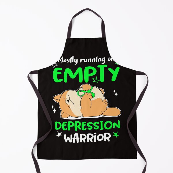Item preview, Mostly running on Empty Depression Warrior designed and sold by ElizabethS809.