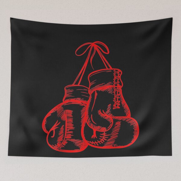 Item preview, Retro Love Red Boxing Gloves designed and sold by Irundell2020.