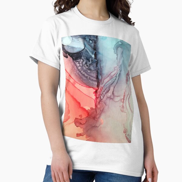 Item preview, Undertown Meets Lava- Alcohol Ink Painting designed and sold by Elizabeth  Karlson.