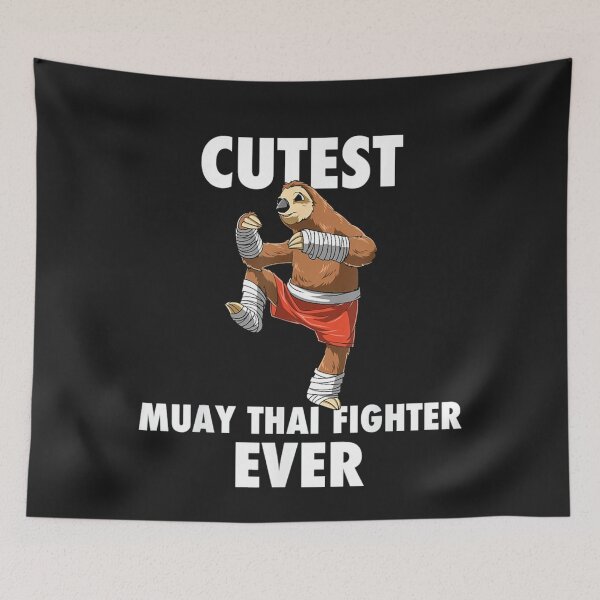 Item preview, Sloth Fighter Muay Thai Kickboxing designed and sold by Irundell2020.