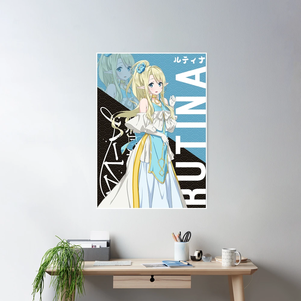 Rutina ルティナ, Isekai Meikyuu De Harem Wo Art Board Print for Sale by  B-love