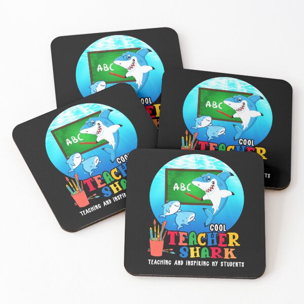 Item preview, Cool Teacher Shark Teaching And Inspiring My Students designed and sold by medinoboozew.