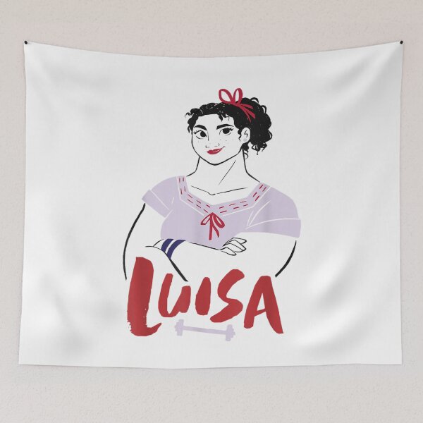 Item preview, Luisa Line Art Poster designed and sold by ChelonaFarrar.