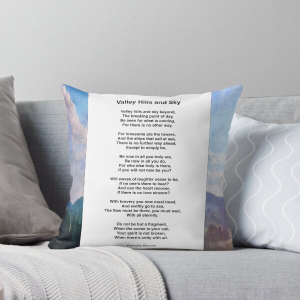 Item preview, Valley Hills and Sky Poem designed and sold by Pamela Storch.