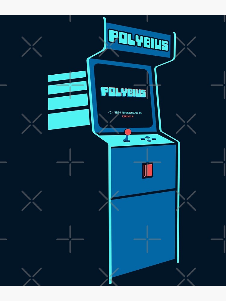 "Polybius 1981 Arcade Urban Legend" Poster for Sale by