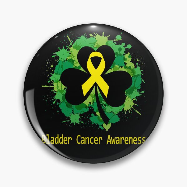 Item preview, Bladder Cancer Awareness Clover Ribbon Happy Patricks Day Support Bladder Cancer Warrior Gifts designed and sold by Tammyilaria.
