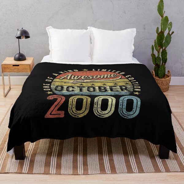 Item preview, 22th Birthday Gift Awesome Since October 2000 22 Year Old designed and sold by Burkovafanas.