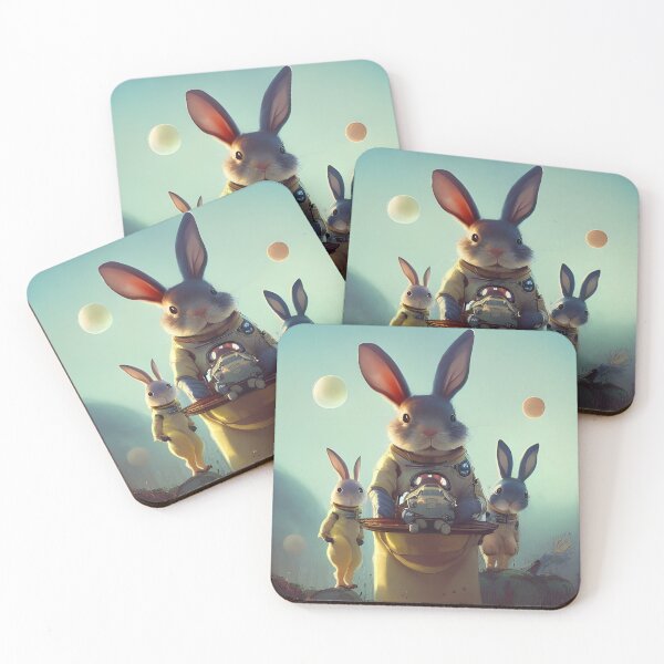 Item preview, Bunnies in Space! designed and sold by LyndiiLoubie.