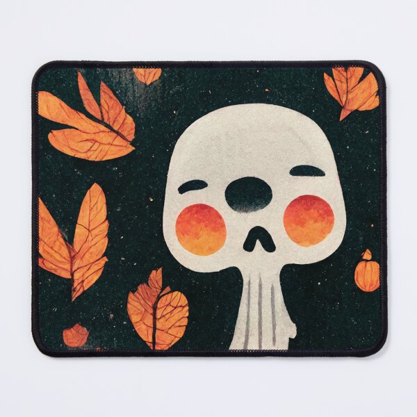 Item preview, Lonely Ghost Playing in the Fall Leaves designed and sold by graetkel.