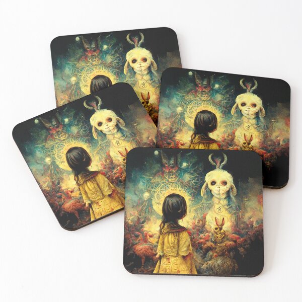 Item preview, Girl meets plush Baphomet in Vision Gnostic Taoism Shiva designed and sold by MysticAlgorithm.