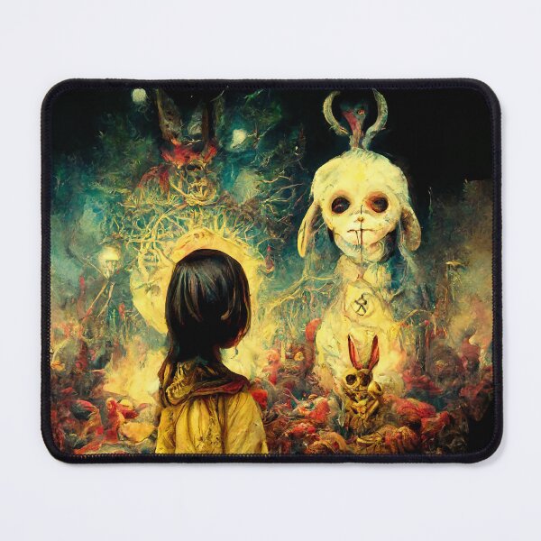 Item preview, Girl meets plush Baphomet in Vision Gnostic Taoism Shiva designed and sold by MysticAlgorithm.