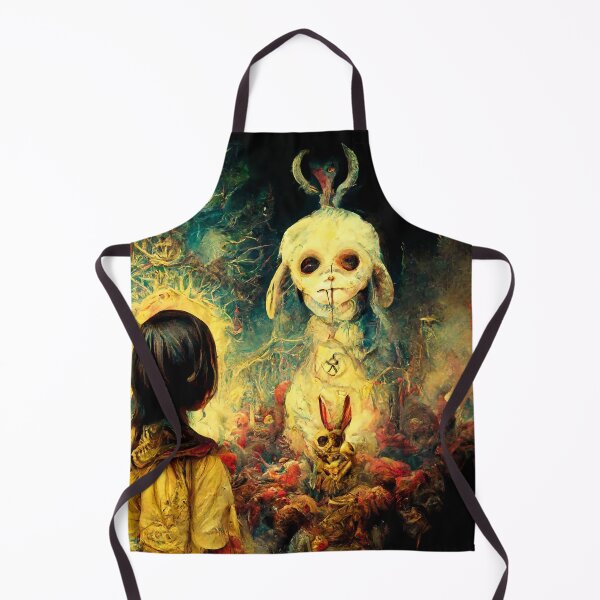 Item preview, Girl meets plush Baphomet in Vision Gnostic Taoism Shiva designed and sold by MysticAlgorithm.