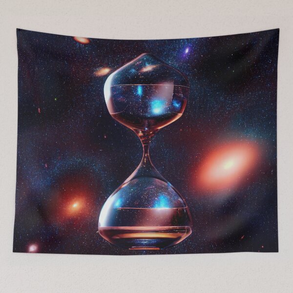 Item preview, Hourglass of Galaxies 19 AI Generated Art designed and sold by MeAI-Art.