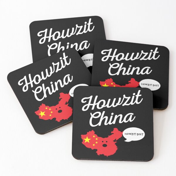 Item preview, Howzit China Map South Africa Funny Dad Joke designed and sold by d247.