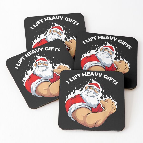 Item preview, Mens I Lift Heavy s Christmas Cool Santa Bodybuilding Workout designed and sold by Staroverovsemyo.