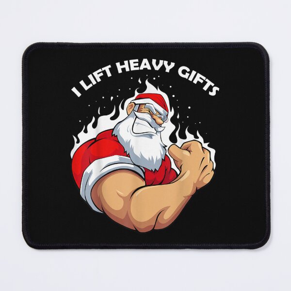 Item preview, Mens I Lift Heavy s Christmas Cool Santa Bodybuilding Workout designed and sold by Staroverovsemyo.