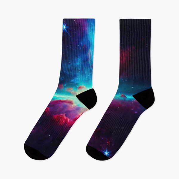 Item preview, Fantastic Nebula Abstract Space 18 -blue and purple, red- designed and sold by lematworks.