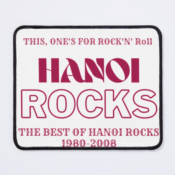 Item preview, Hanoi rocks text art designed and sold by Chevrodesigns.