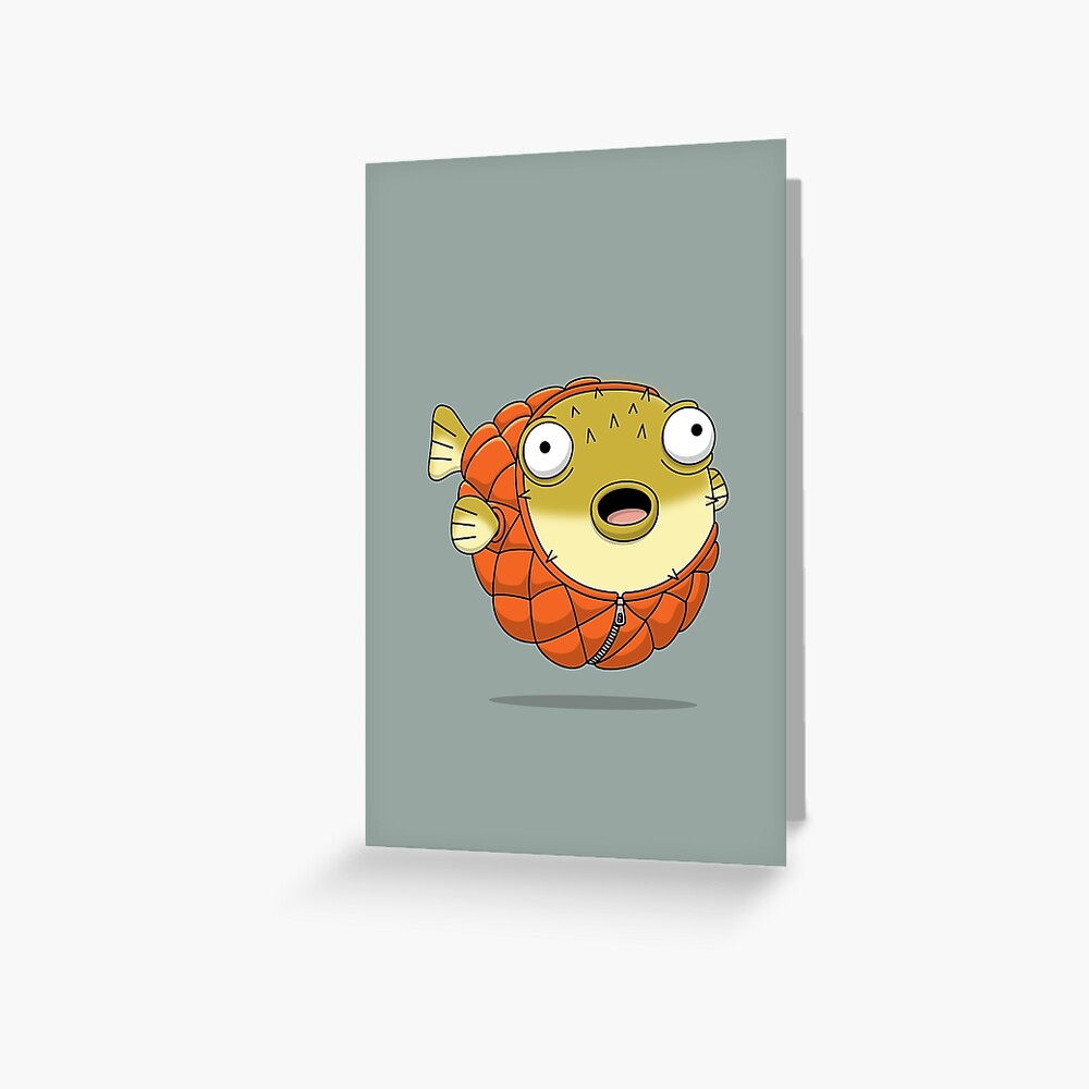 Puffer fish Greeting Card