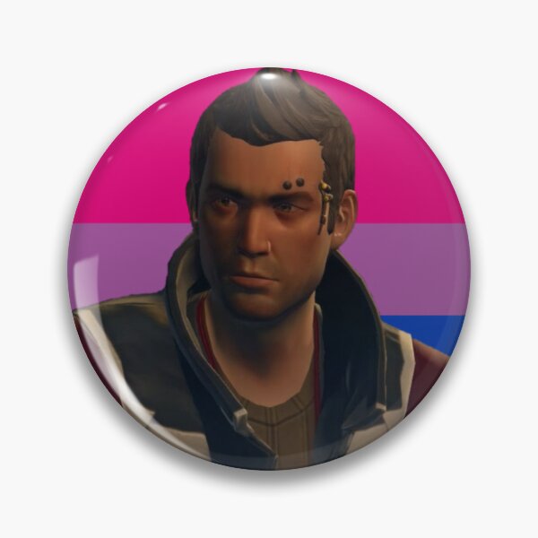 Item preview, Theron Shan Pride Pin / Sticker designed and sold by milfsenya.