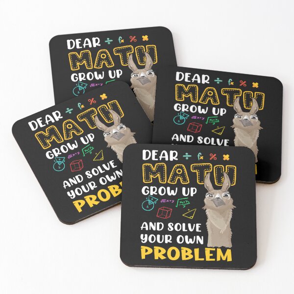 Item preview, Dear Math Grow Up And Solve Your Own Problem designed and sold by vertzzeh1.