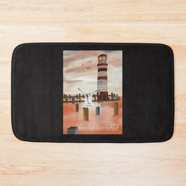 Item preview, Light House At Sunset designed and sold by osaeousbyq.