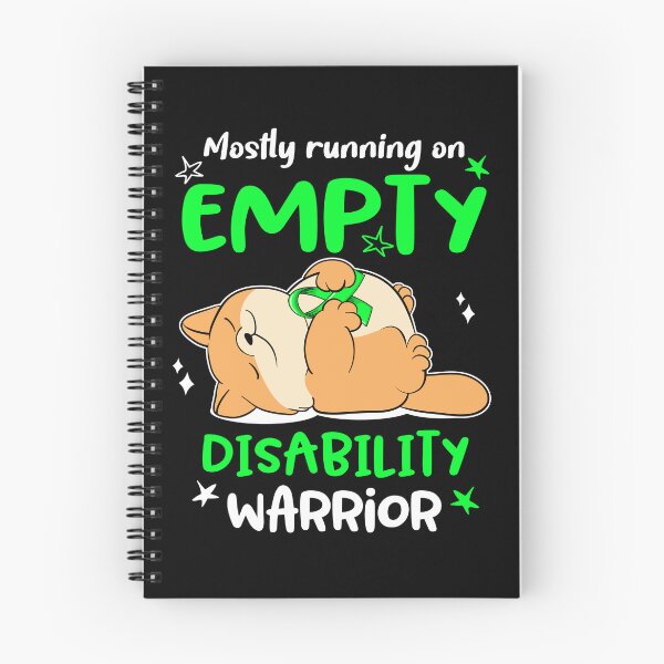 Item preview, Mostly running on Empty Disability Warrior designed and sold by ElizabethS809.