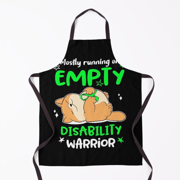 Item preview, Mostly running on Empty Disability Warrior designed and sold by ElizabethS809.