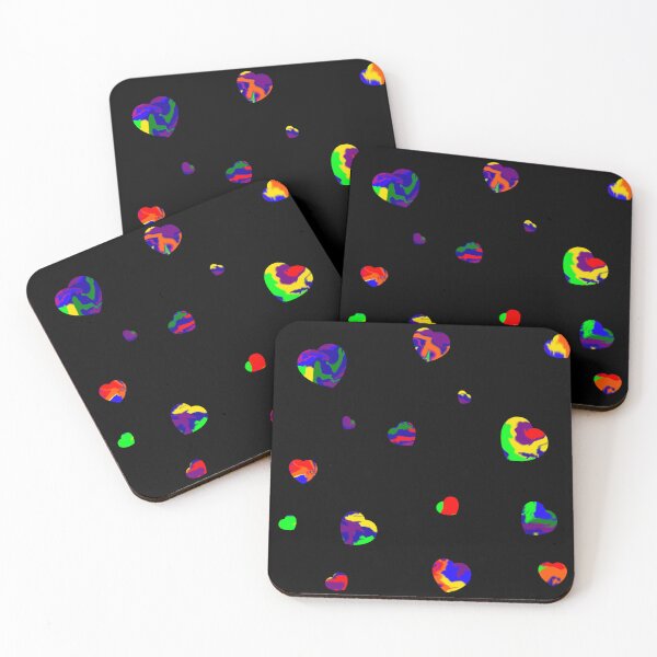 Item preview, Chaotic Hearts, Dapple Series - Rainbow designed and sold by StephOBrien.