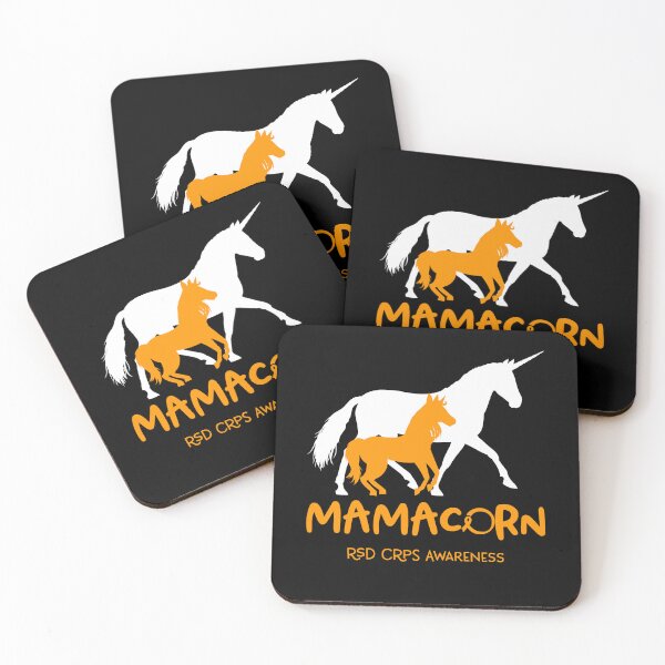 Item preview, RSD CRPS Awareness Mama Unicorn Mamacorn Support RSD CRPS Warrior  designed and sold by RunningShop.