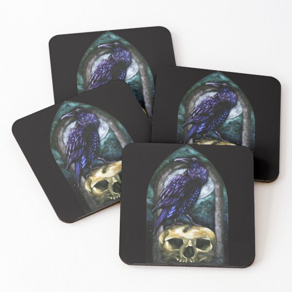 Item preview, Skull Raven designed and sold by albamargaritaart.