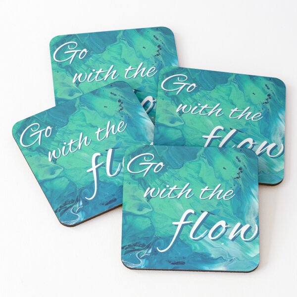 Item preview, Go With The Flow (Paint Pour) designed and sold by Painting The Paige.