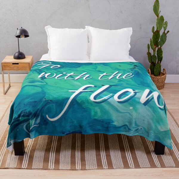 Item preview, Go With The Flow (Paint Pour) designed and sold by Painting The Paige.