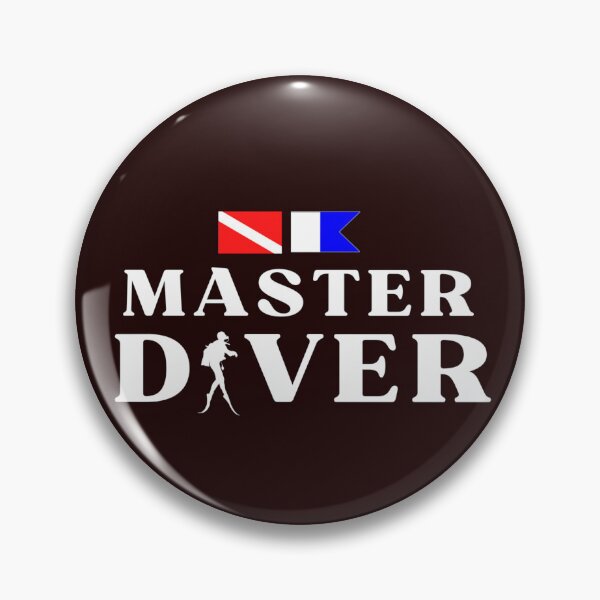 Item preview, Master diver with alpha and bravo flags designed and sold by Peycer.