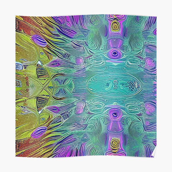 "Fractal Light Art" Poster for Sale by TOPTRXXX Redbubble