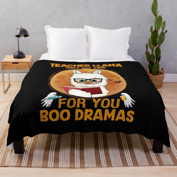 Item preview, Teacher Llama Ain_t Got Time For Your Boo Drama designed and sold by kuhlsgushis.
