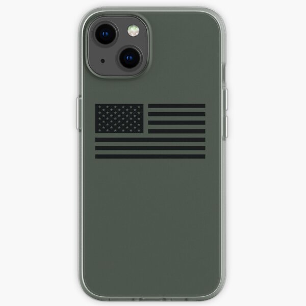 American Flag Tactical iPhone Soft Case