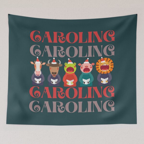 Item preview, Caroling! Caroling! Caroling! Animals Singing Their Hearts Out! designed and sold by tmdaliggr.