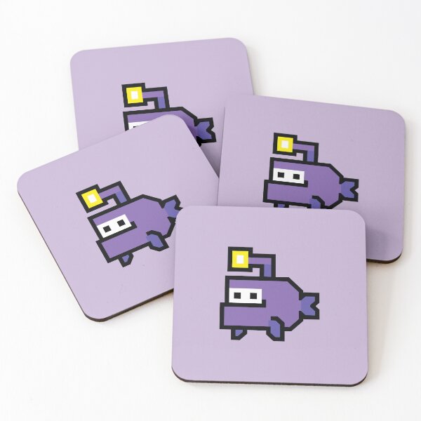 Item preview, Purple angler Fish in the colorful universe - Cartoon fish designed and sold by Noice2D.