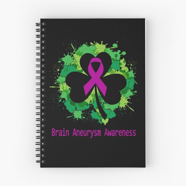 Item preview, Brain Aneurysm Awareness Clover Ribbon Happy Patricks Day Support Brain Aneurysm Warrior Gifts designed and sold by Tammyilaria.