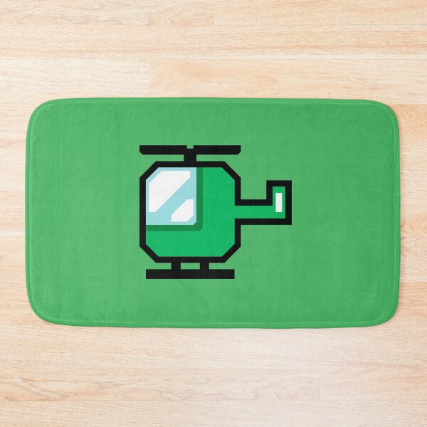 Item preview, Green helicopter in the colorful universe - Cartoon helicopter designed and sold by Noice2D.