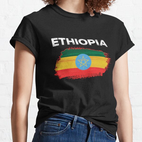  Ethiopia Flag Map Men Women Ethiopian Pride Coffee